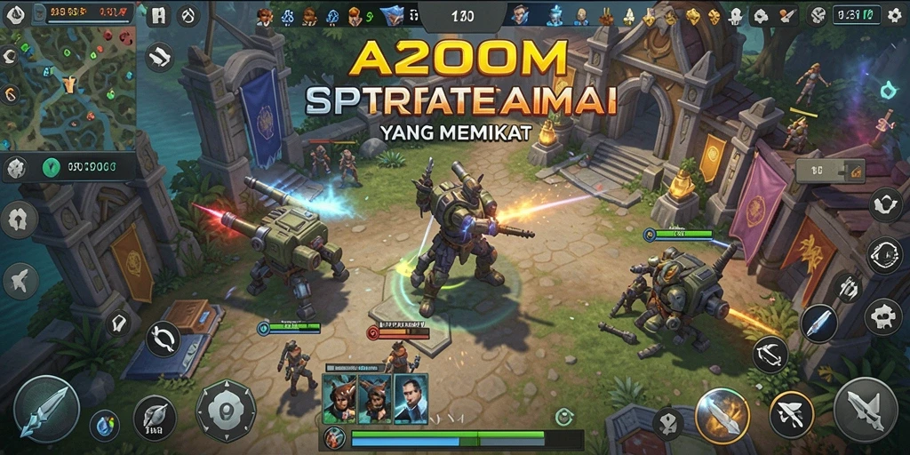 Tampilan gameplay SLG A200M yang menarik dan dinamis.