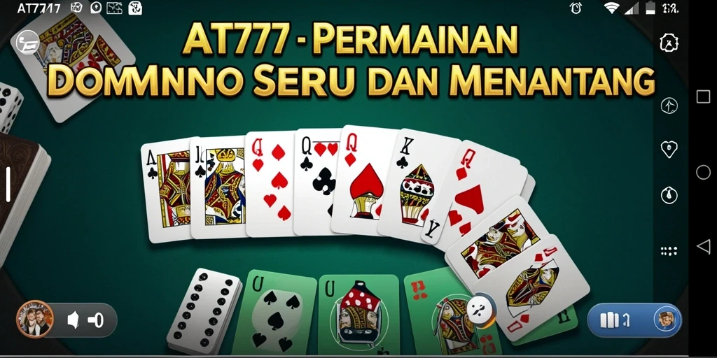 Gameplay AT777 yang mendebarkan dalam permainan Domino.