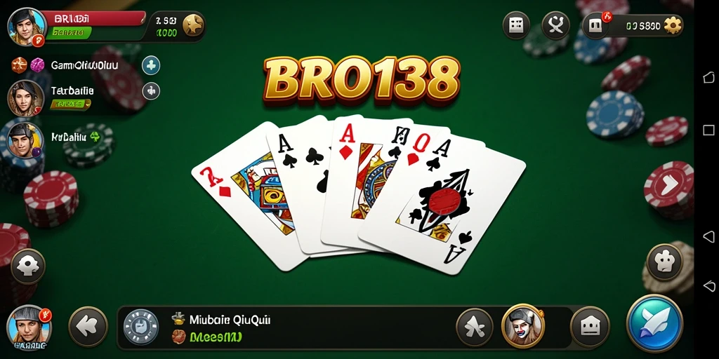 Tampilan menarik BRO138 saat gameplay QiuQiu berlangsung.