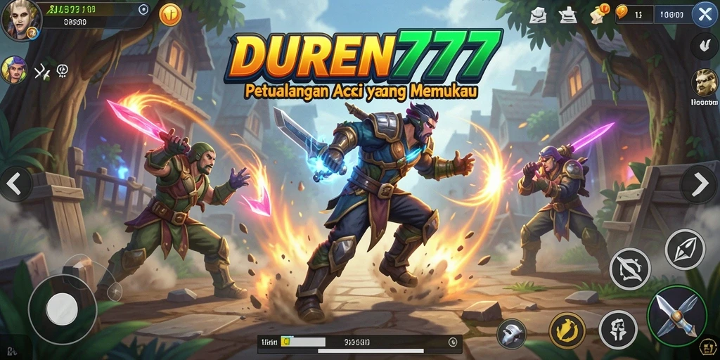 Gameplay penuh aksi yang menantang dari DUREN777.