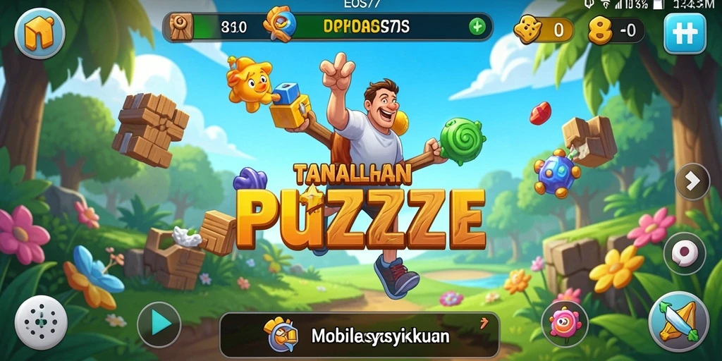Screenshot menampilkan gameplay seru dari <strong>EOS77</strong> dengan berbagai teka-teki menarik.
