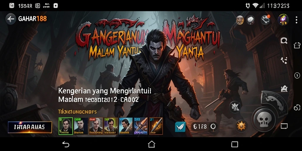Screenshot GAHAR188 menampilkan suasana menyeramkan dan gameplay yang menegangkan.
