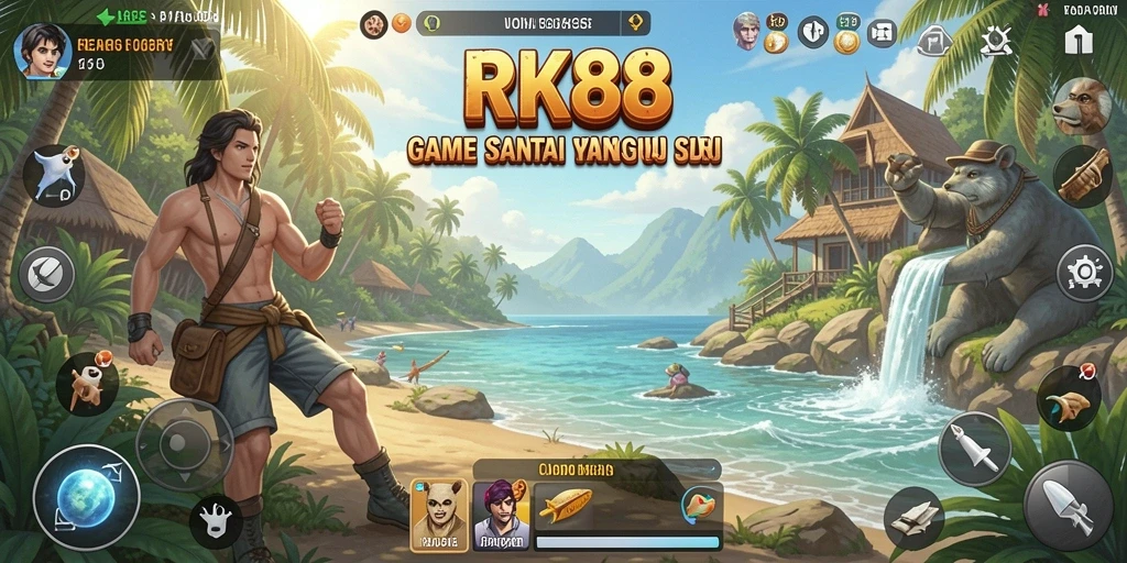 Tampilan gameplay seru RK88 dengan grafik yang menawan.