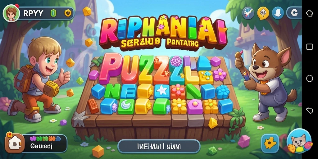 Tampilan gameplay RPYYY yang menantang dan penuh warna.