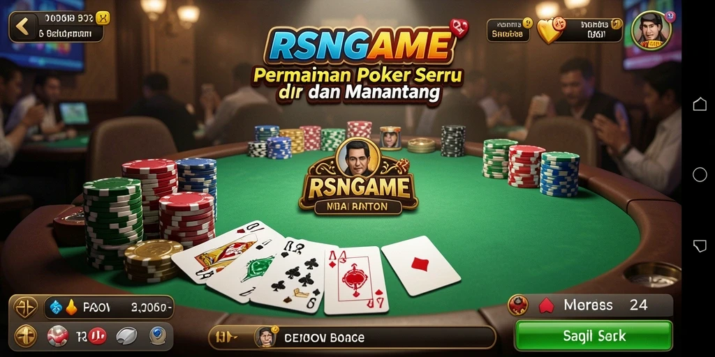 Screenshot gameplay RSNGAME menampilkan aturannya yang menarik dan interaksi pemain.