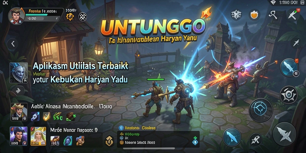 Tampilan antarmuka UNTUNGGO yang menarik dan fungsional.